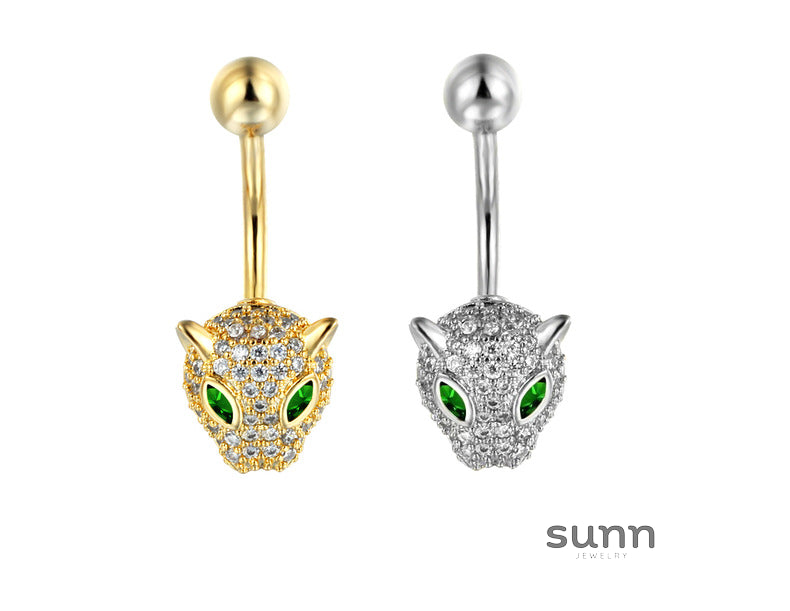 Janyla Butterfly Leopard Navel Ring [PAGSUEHZ]