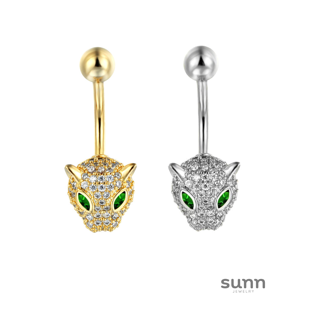 Janyla Butterfly Leopard Navel Ring [6A8GBFFS]
