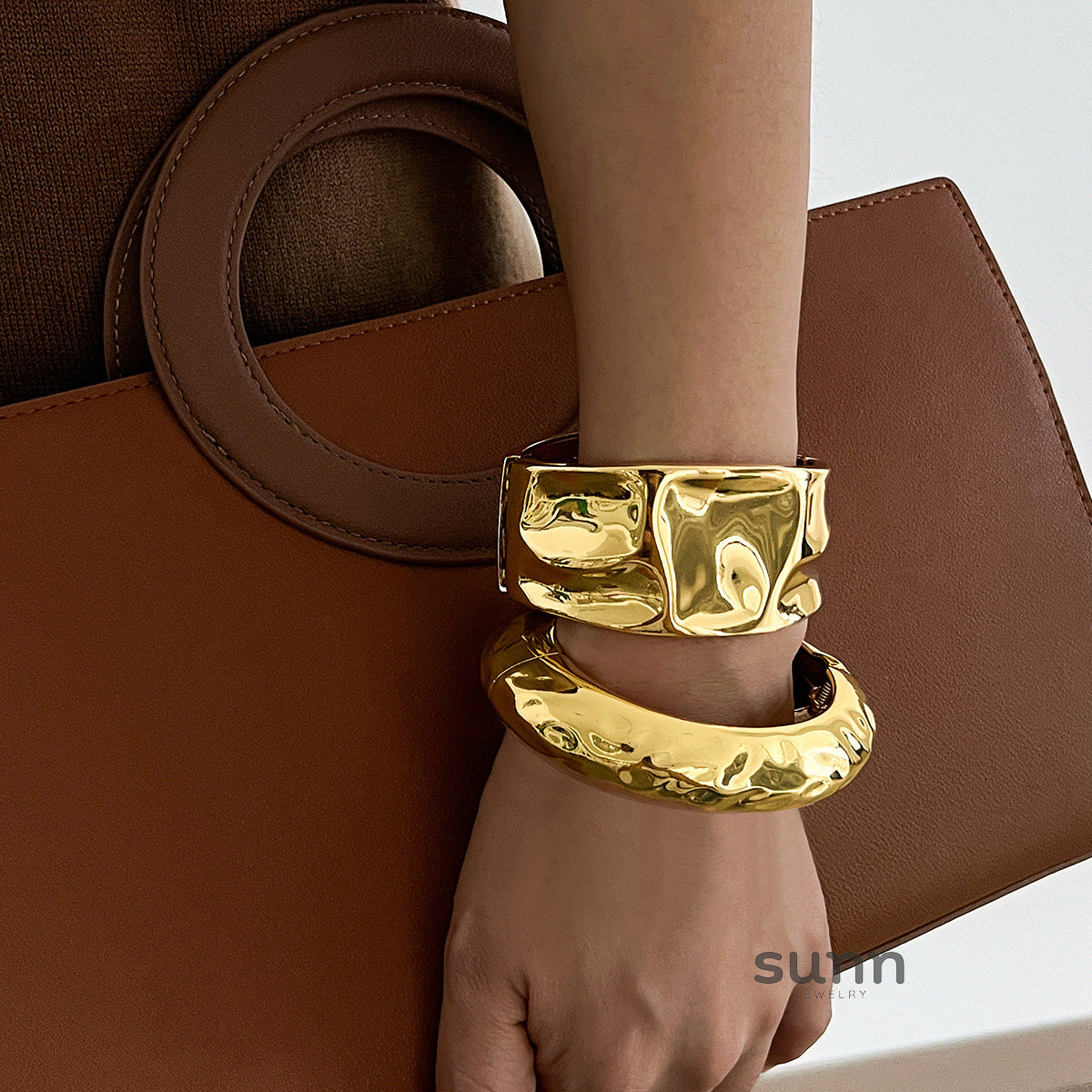 Janylah Liquid Metal Bracelet [JP95QR5M]