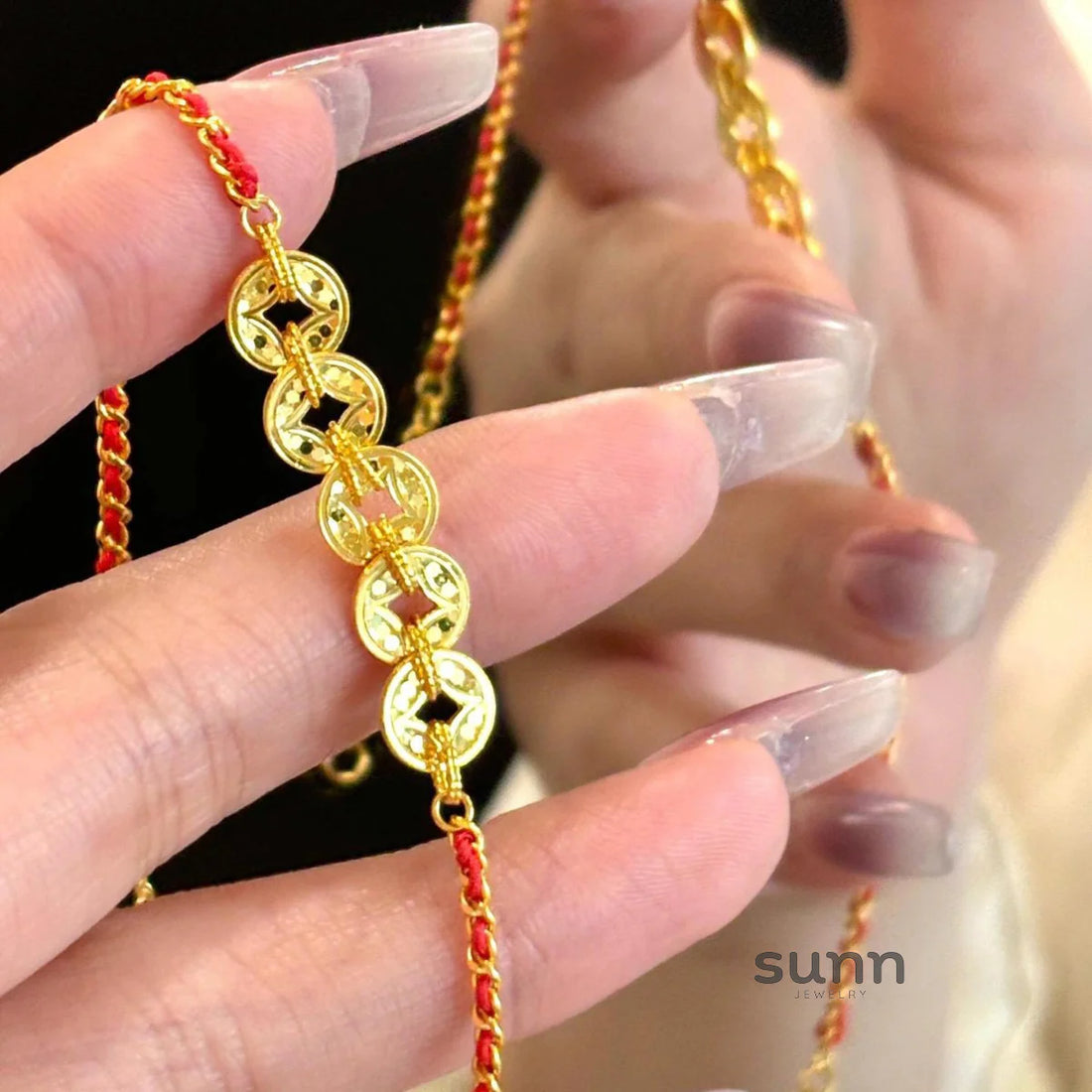Janylah Lucky Red String Bracelet