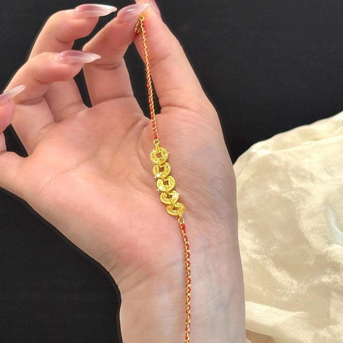 Janylah Lucky Red String Bracelet