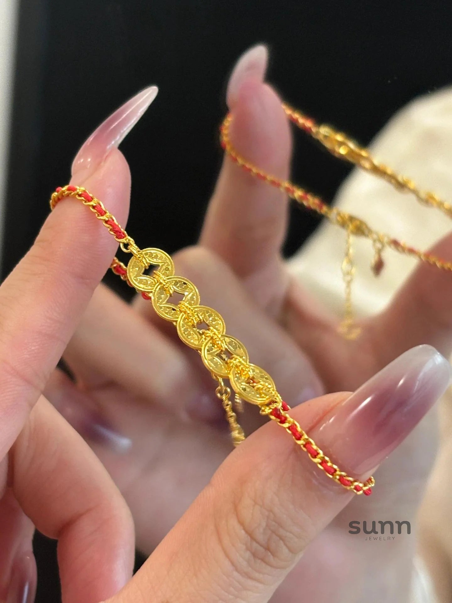 Janylah Lucky Red String Bracelet