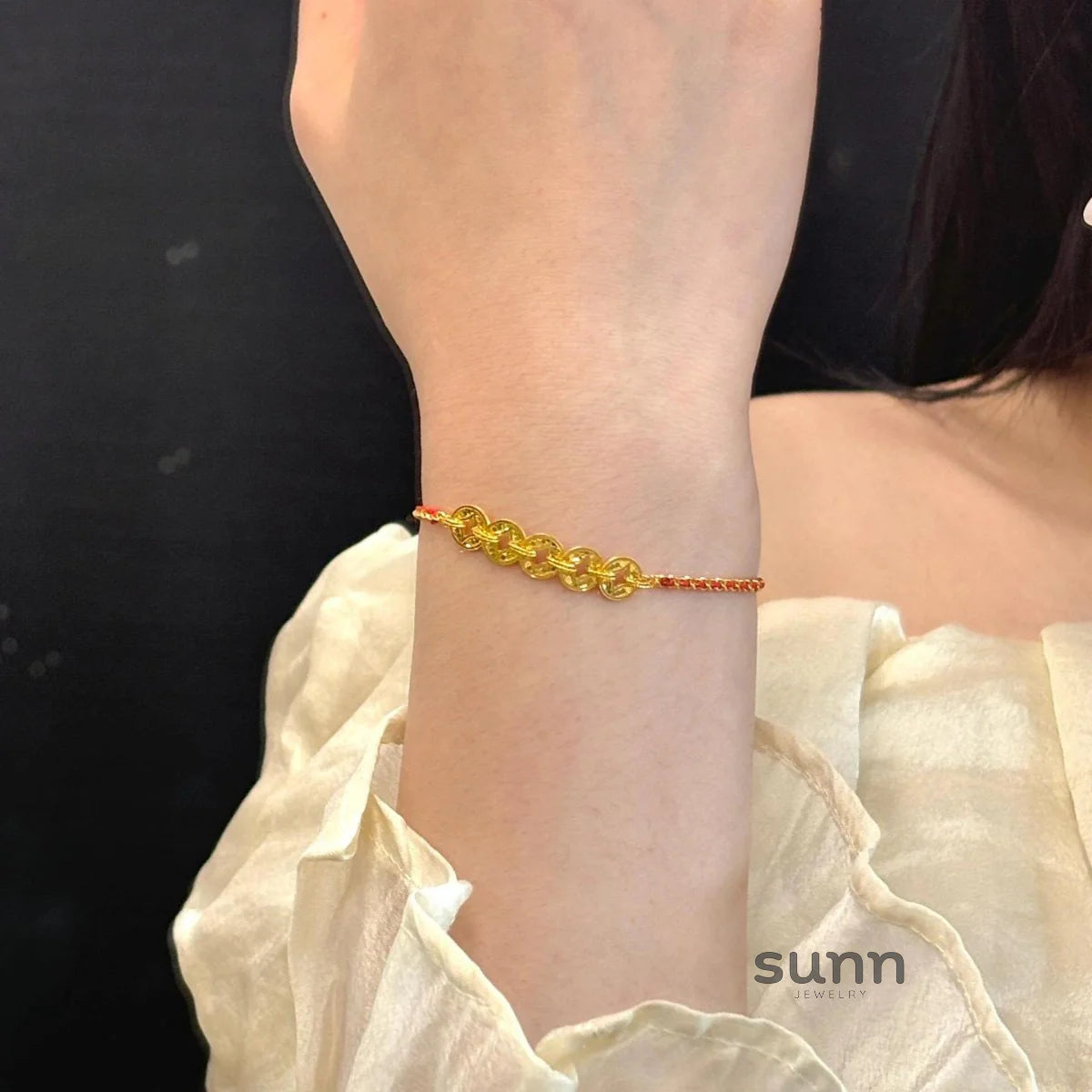 Janylah Lucky Red String Bracelet