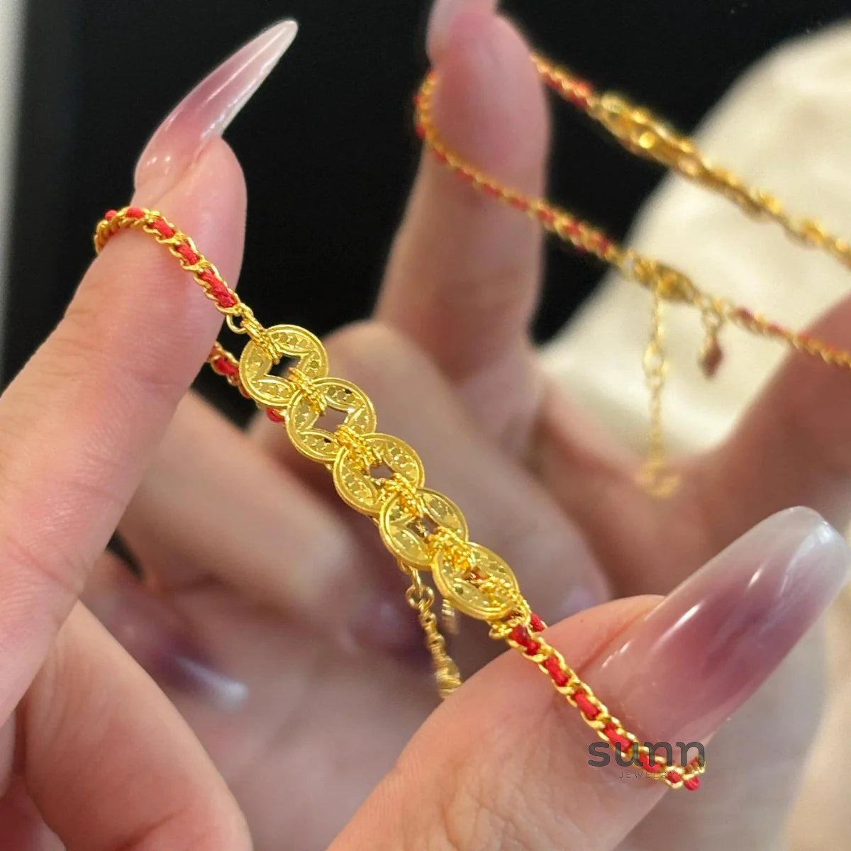 Janylah Lucky Red String Bracelet