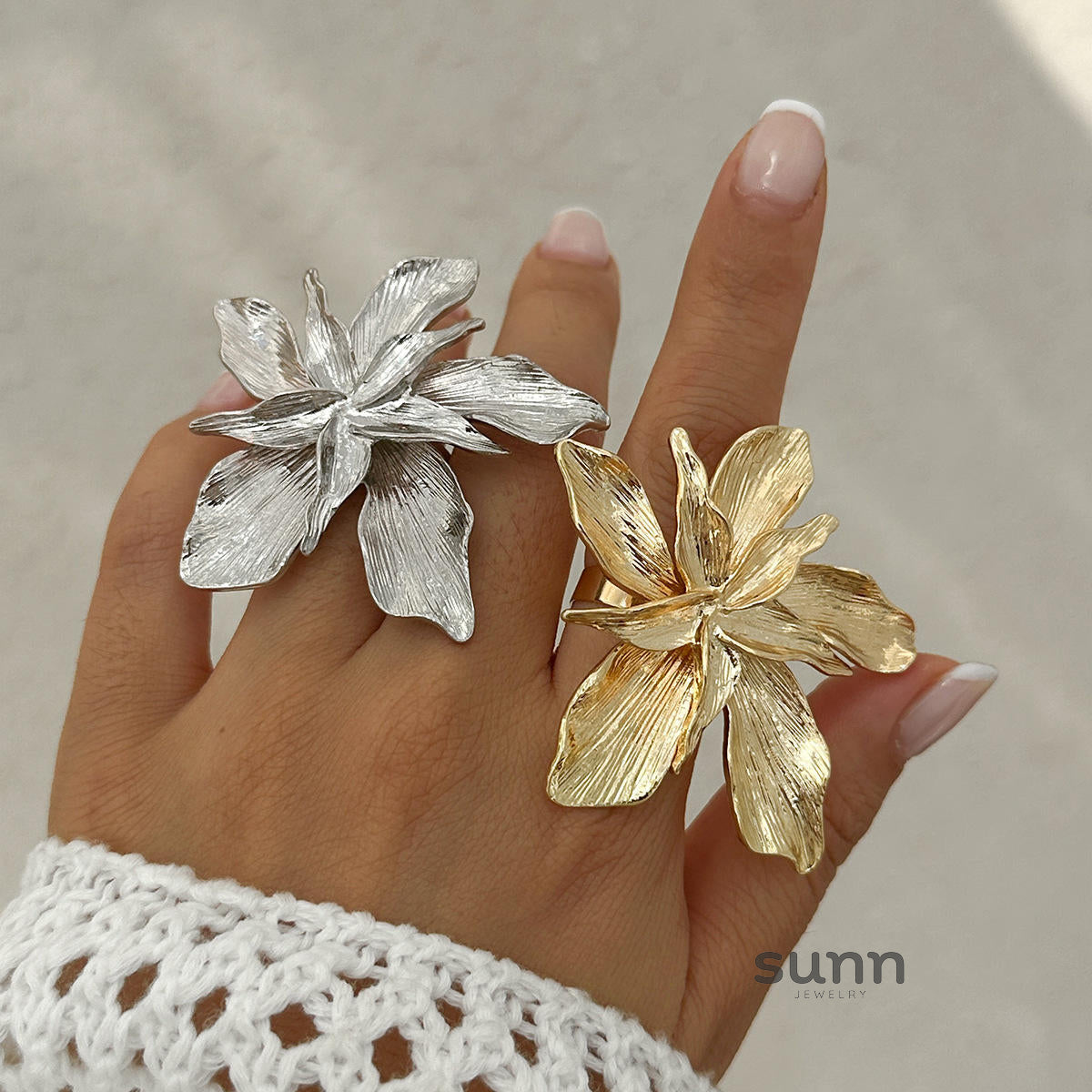 Janylah Sculptural Open Ring [RC6KM25Y]