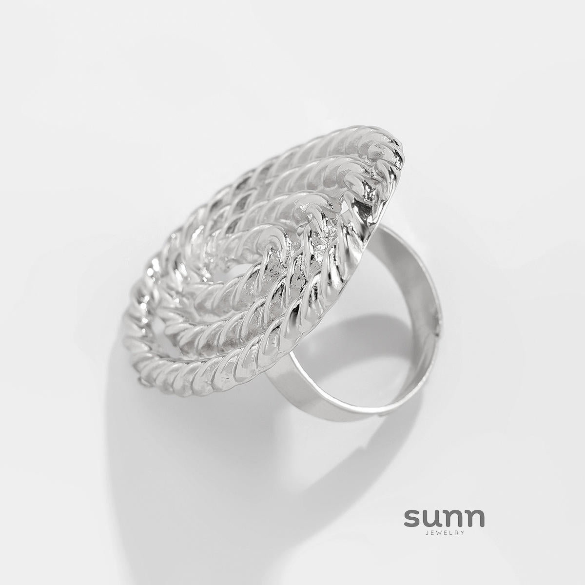 Janylah Sculptural Open Ring [YILV79ZQ]