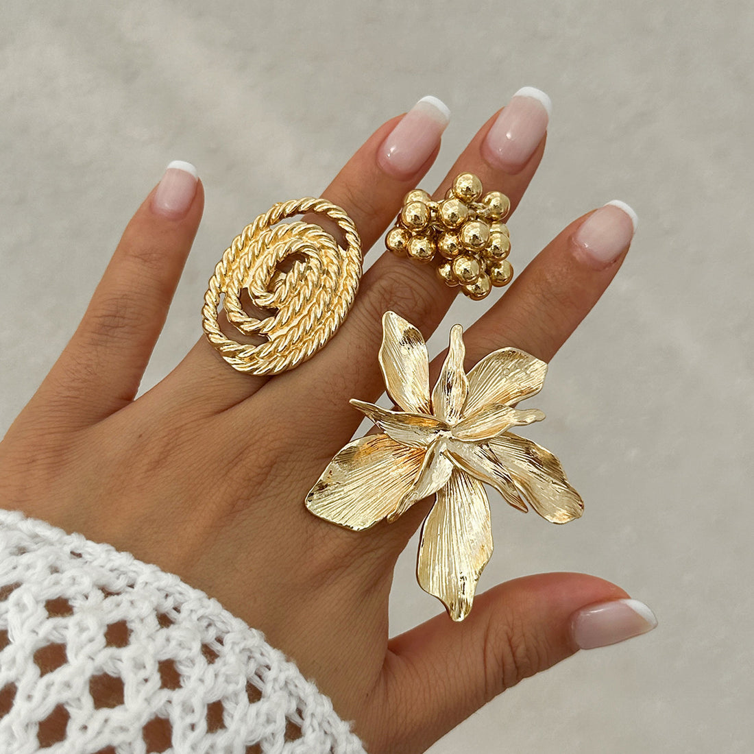 Janylah Sculptural Open Ring [6RICH8JW]