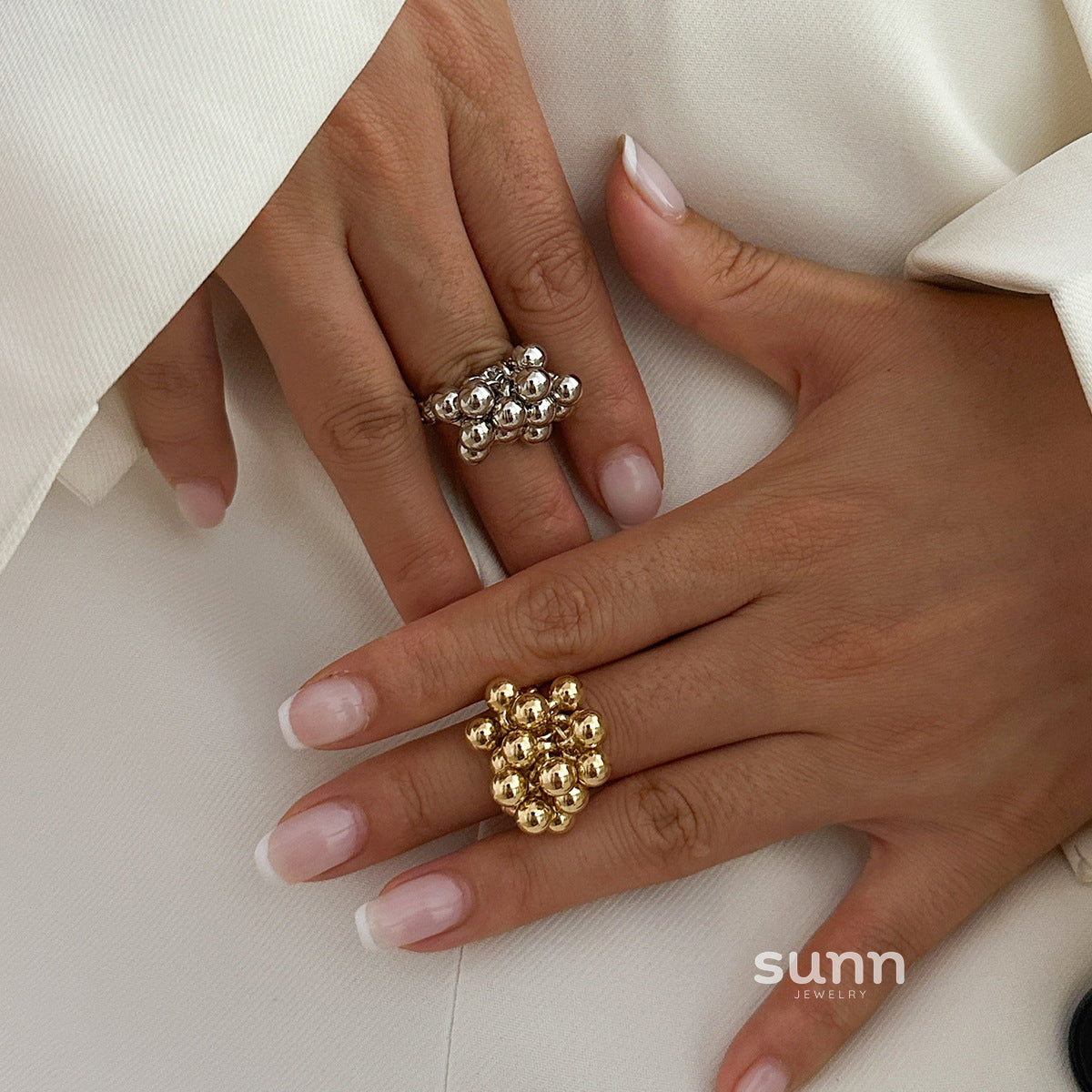 Janylah Sculptural Open Ring [NG72FLY5]