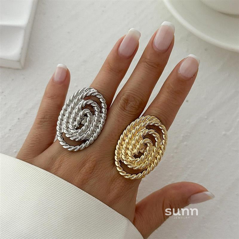 Janylah Sculptural Open Ring [X0TM3UN6]