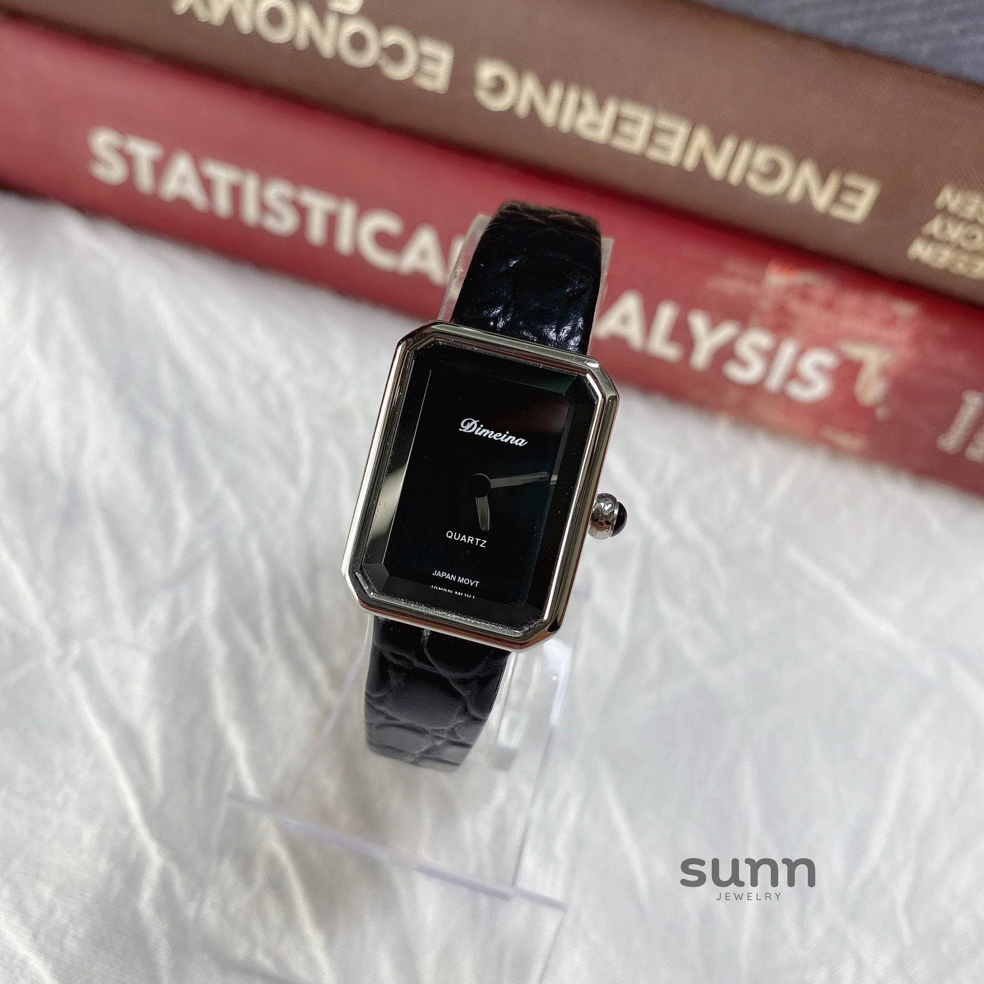 Jariyah Petite Square Croc Watch
