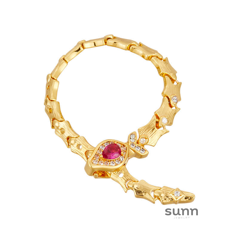 Jariyah Serpent Zircon Ring [ZNBCXFZT]