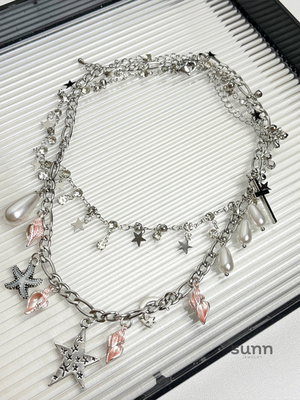 Jasleen Starfish Layered Necklace [OZPLYV3T]