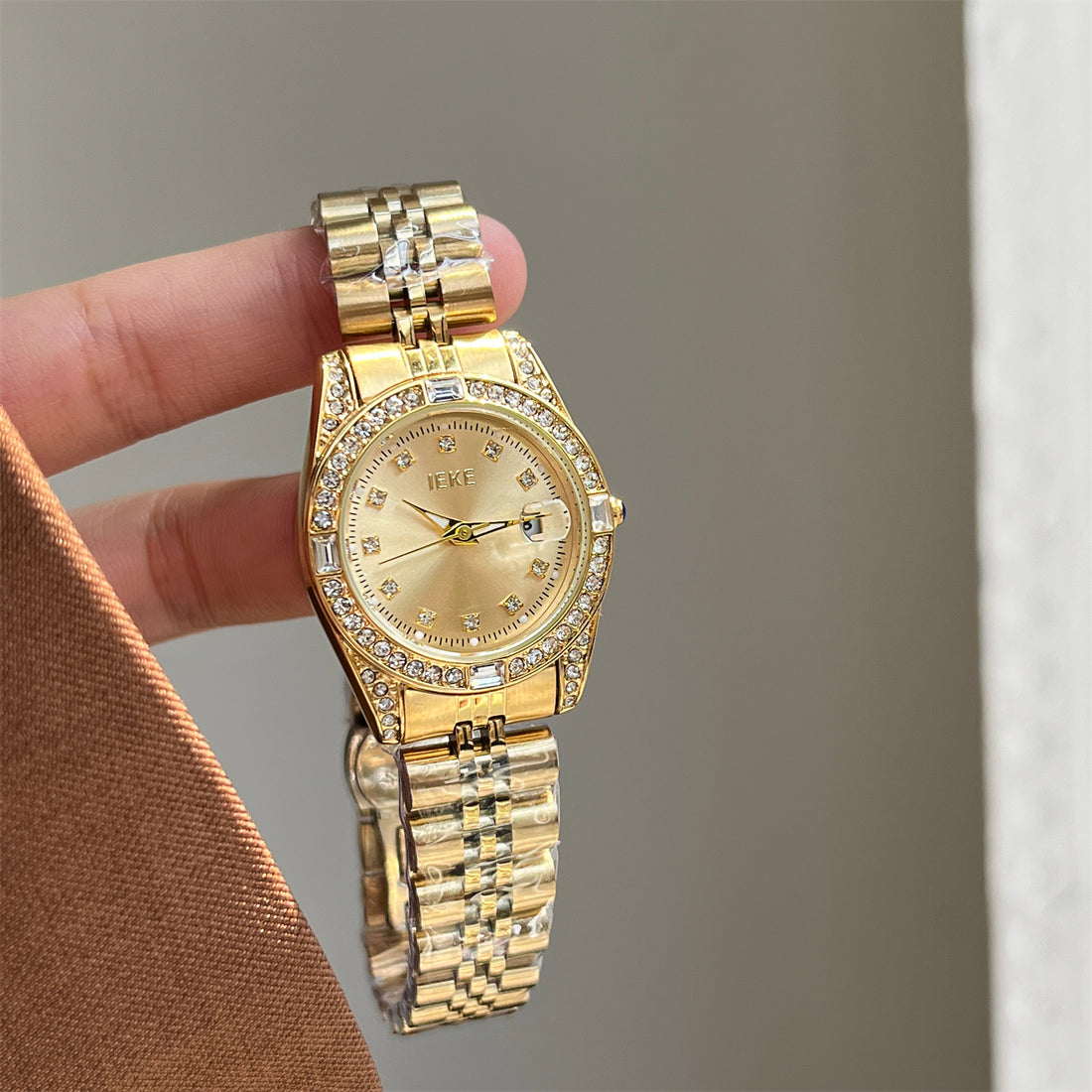 Jaslene Diamond Steel Watch [CX8PPNBY]