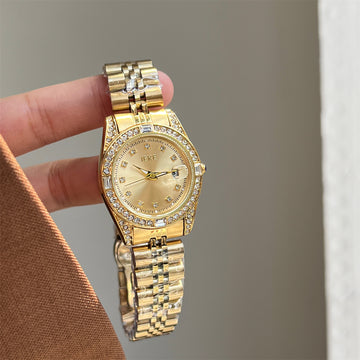 Jaslene Diamond Steel Watch [CX8PPNBY]