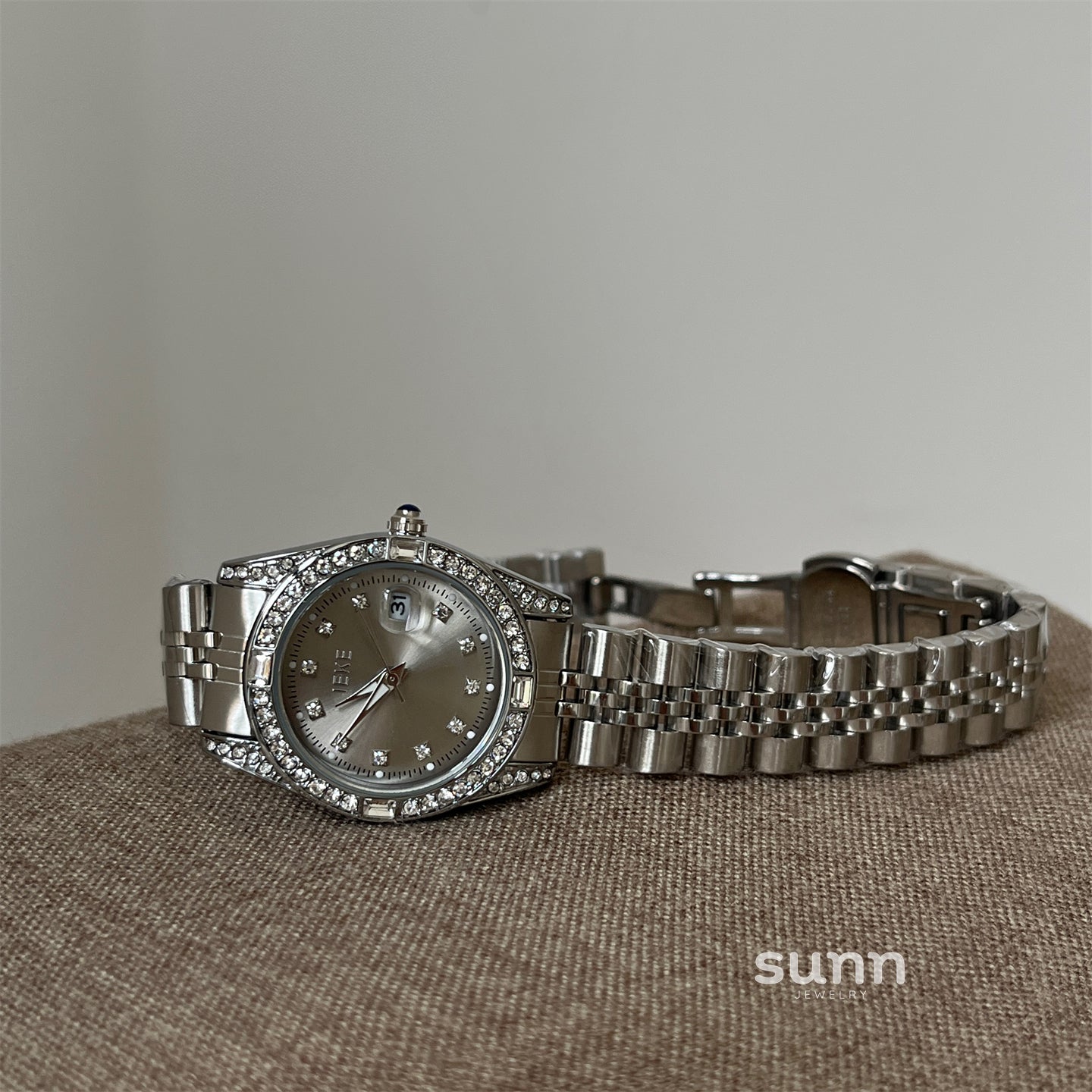 Jaslene Diamond Steel Watch [WG1GGTUL]