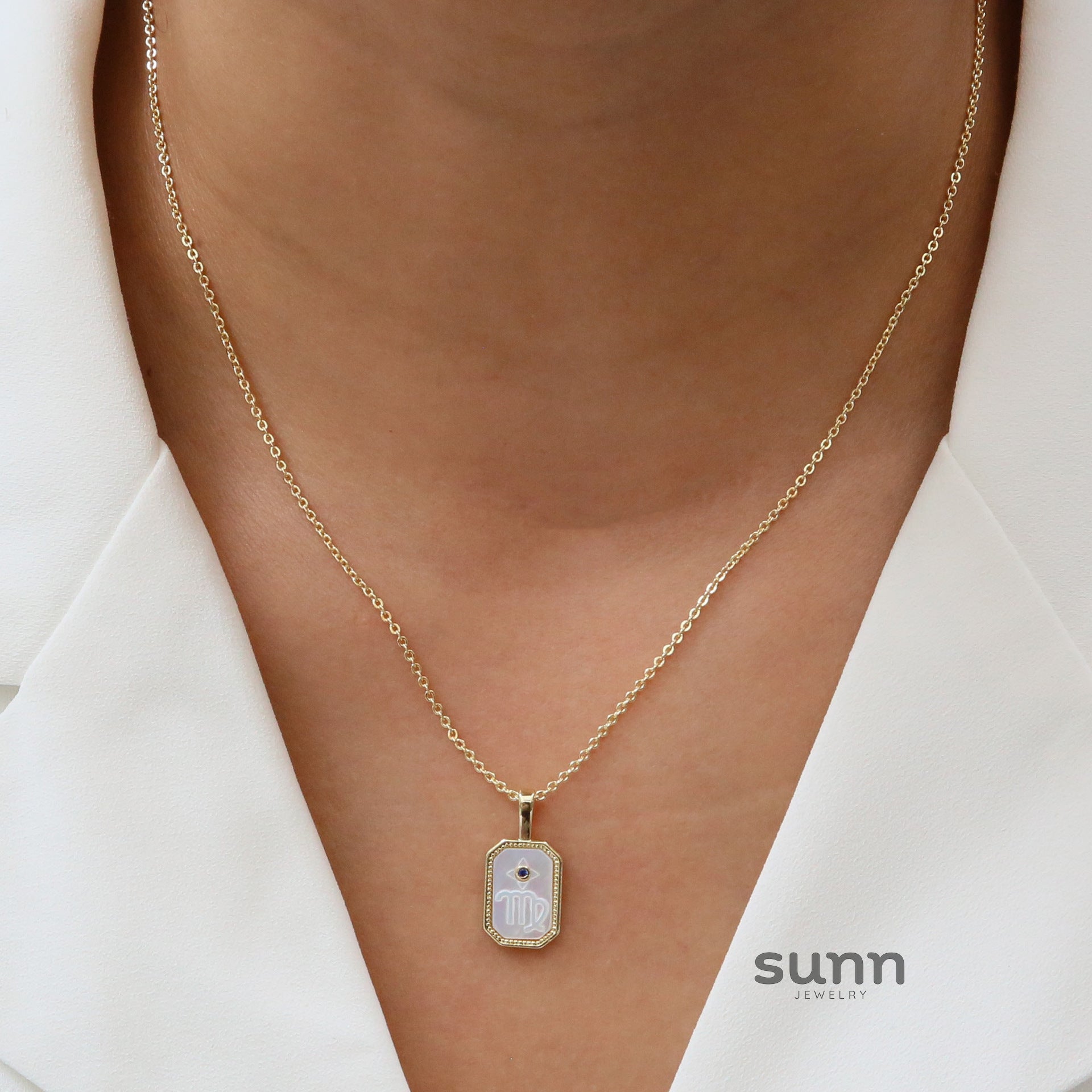Jaslyn Constellation Birthstone Necklace [Z08QH6BZ]