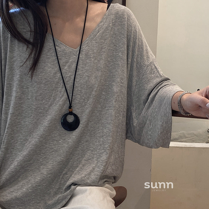 Jaxon Chinoiserie Resin Necklace [2HE9DXDE]