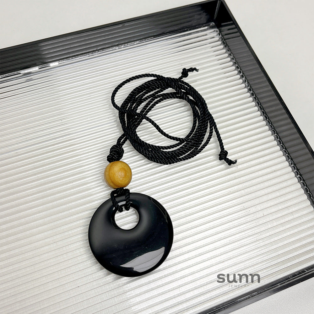 Jaxon Chinoiserie Resin Necklace [Q5DCH1AE]