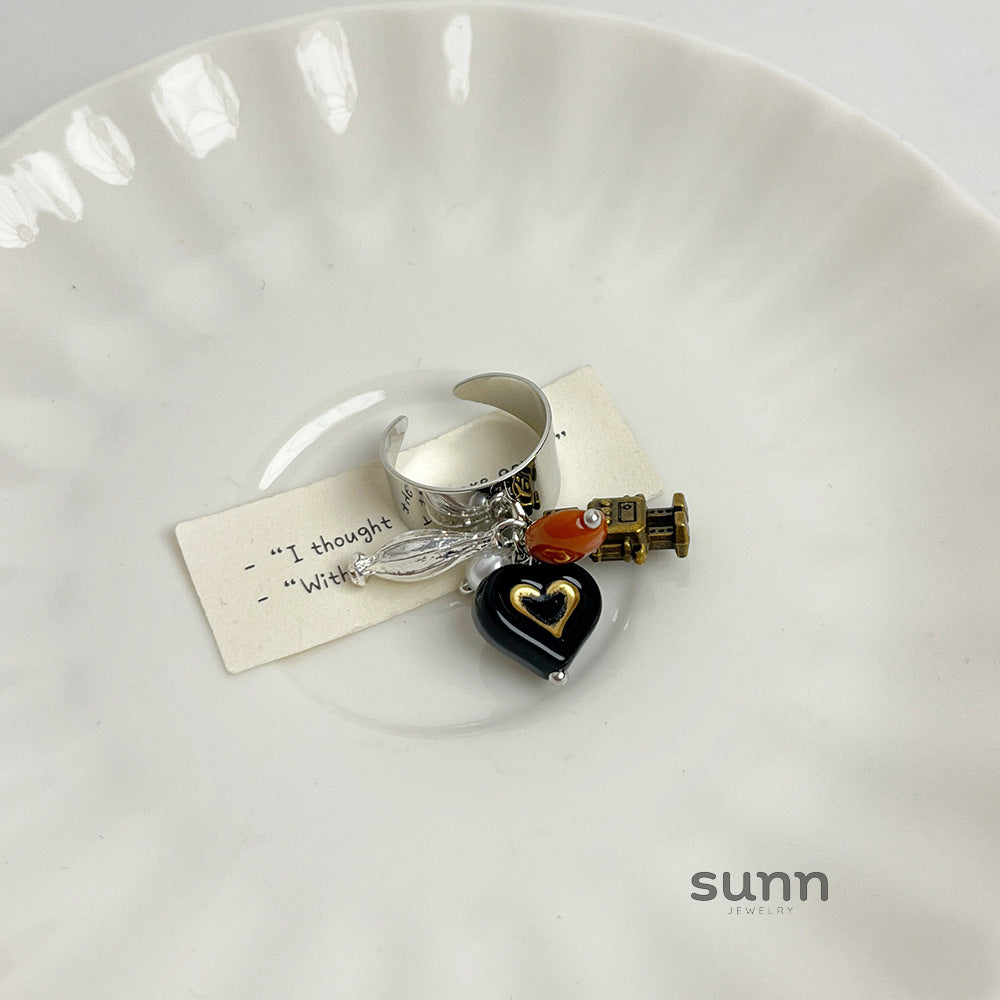Jayanna Elegant Heart Ring [48B8N8IP]