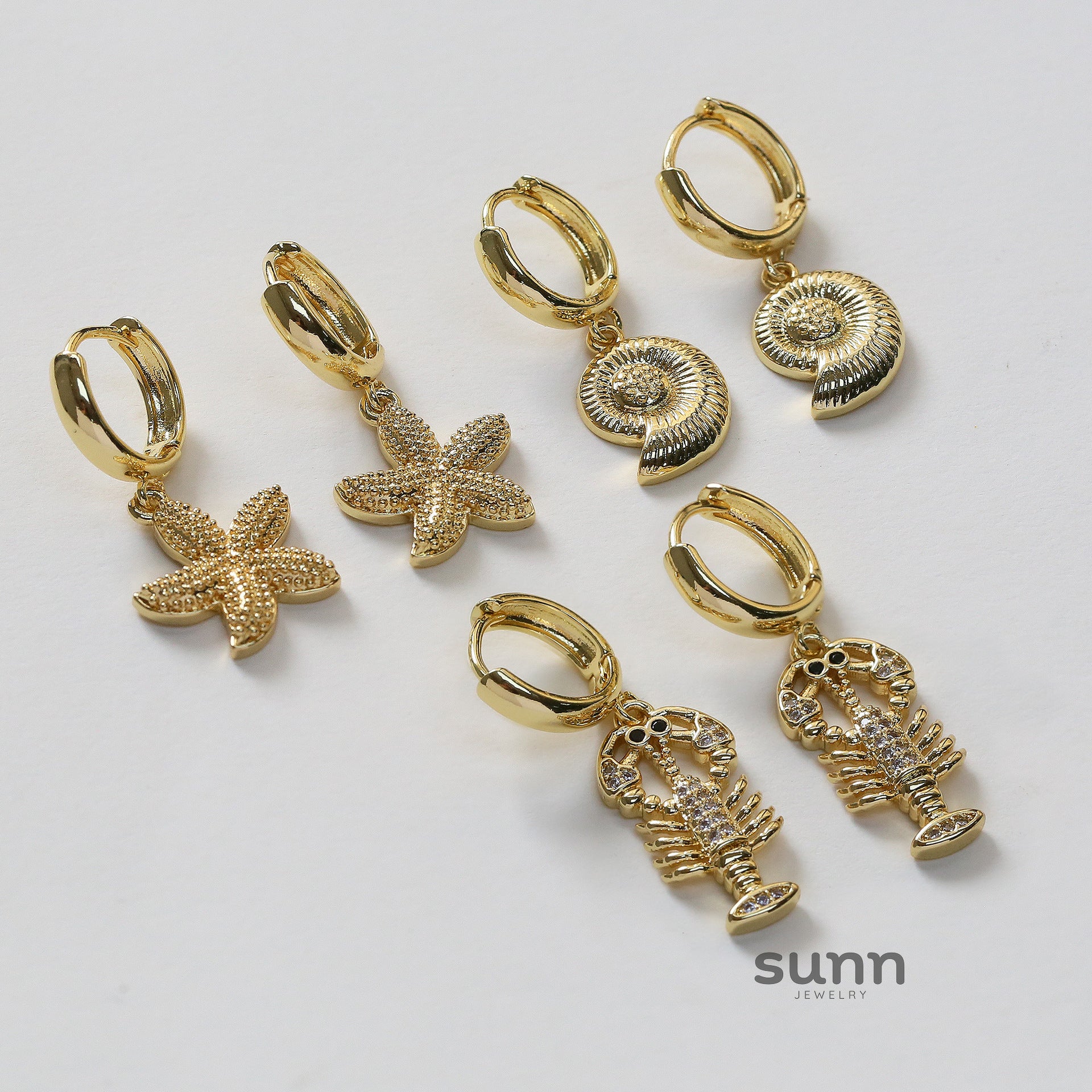 Jayanna Marine Charm Earrings [2AE048QL]