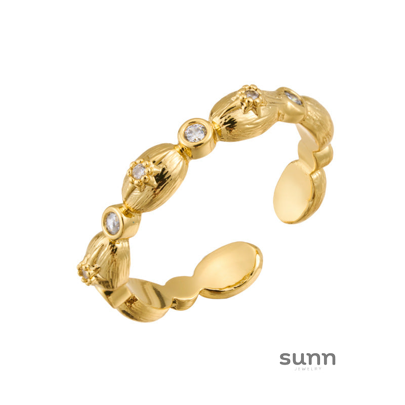 Jayanna Sculpted Open Ring [XNXPFCCS]