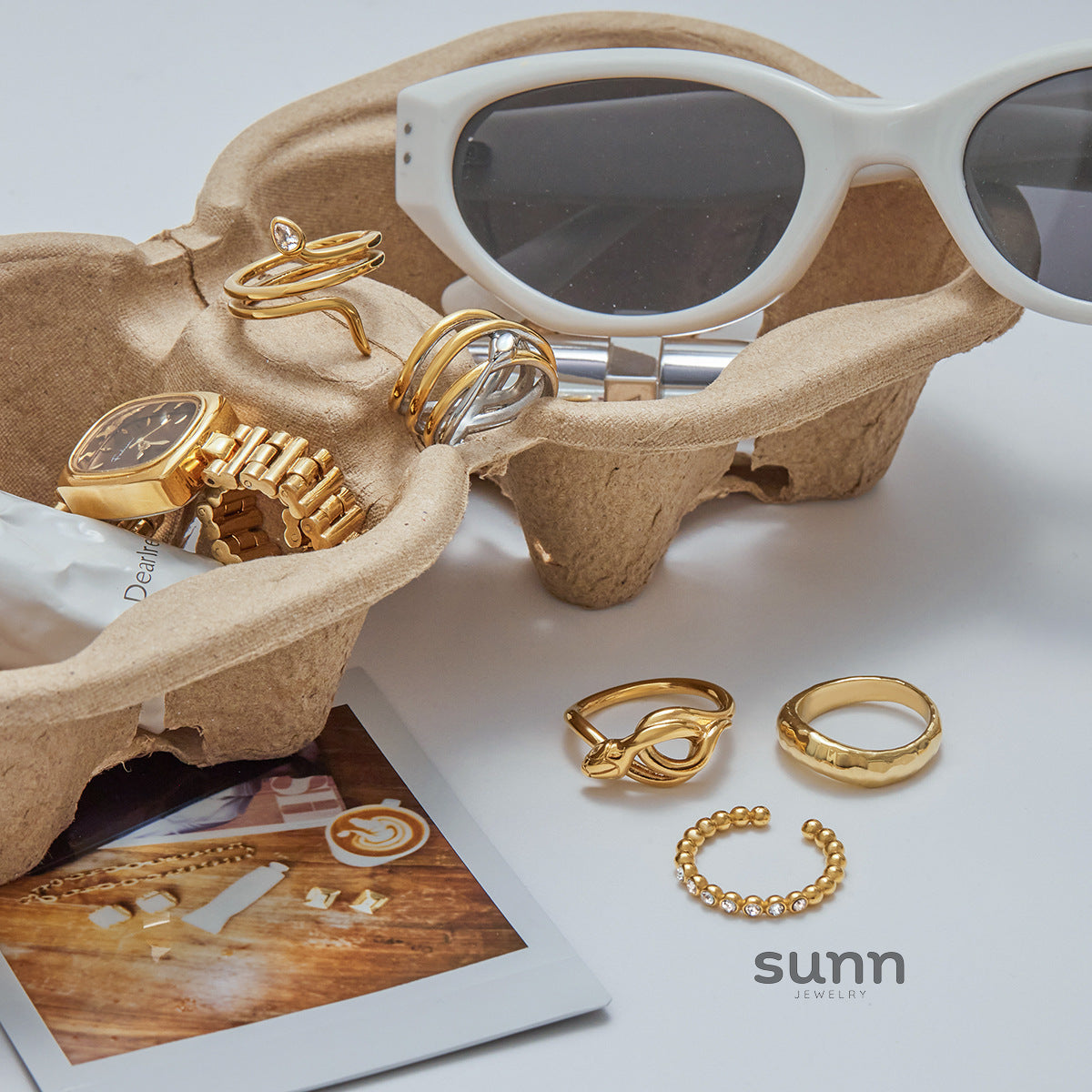 Jayanna Snake Statement Ring [1QCRZ8MX]
