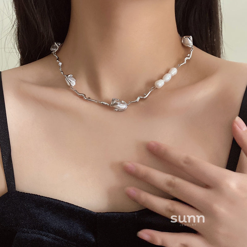 Jayci Baroque Heart Choker [GHYI15SI]