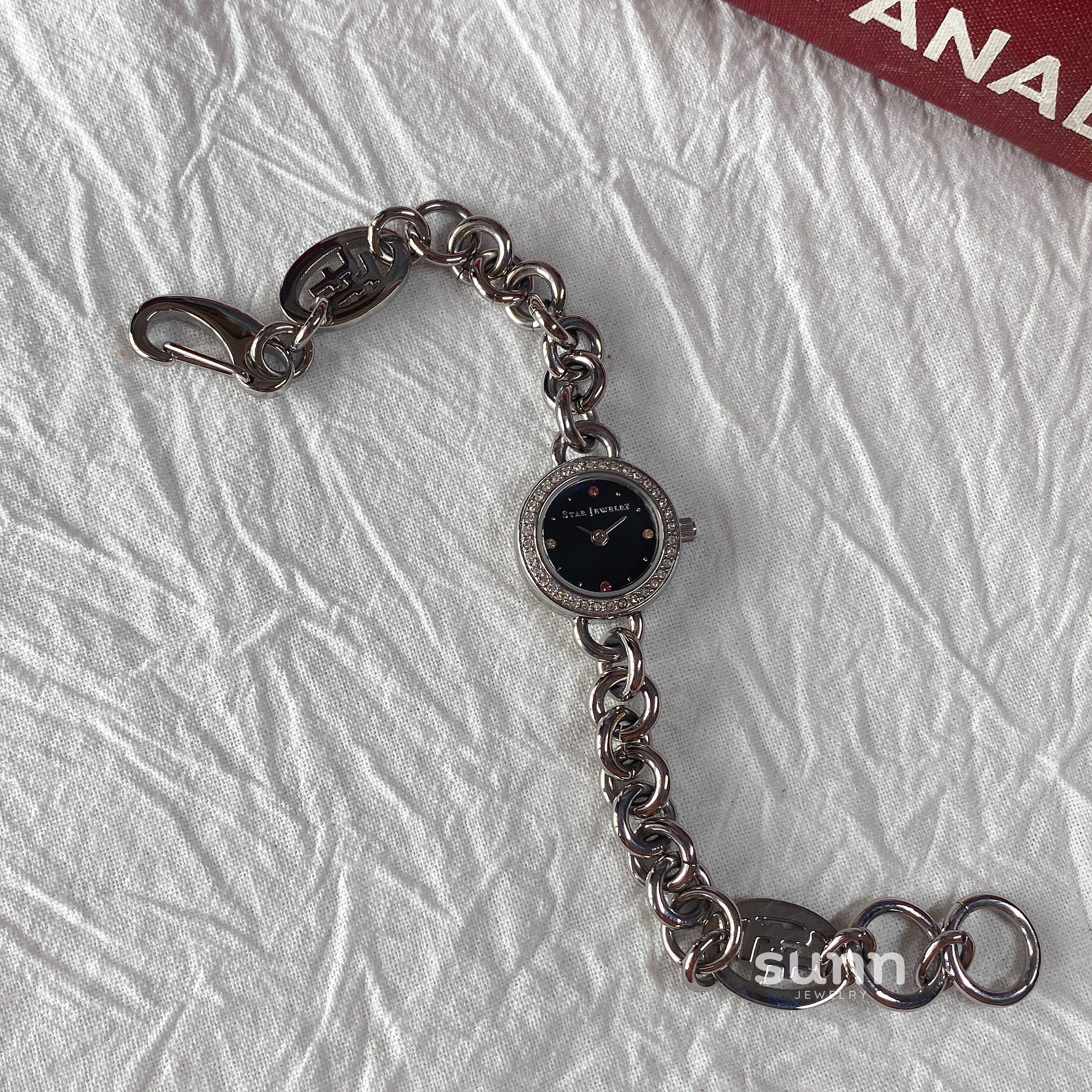 Jayda Dainty Shell Dial Watch