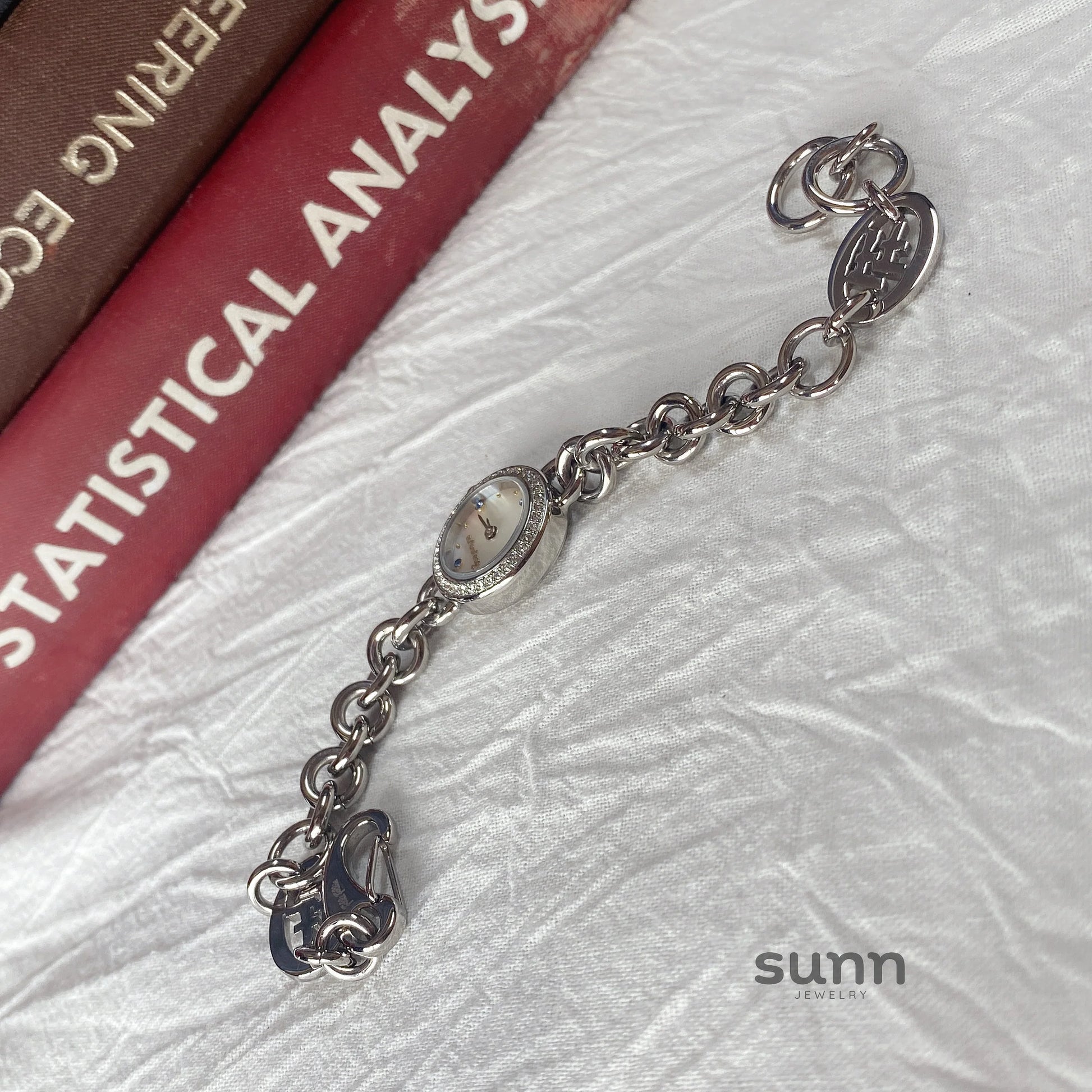 Jayda Dainty Shell Dial Watch