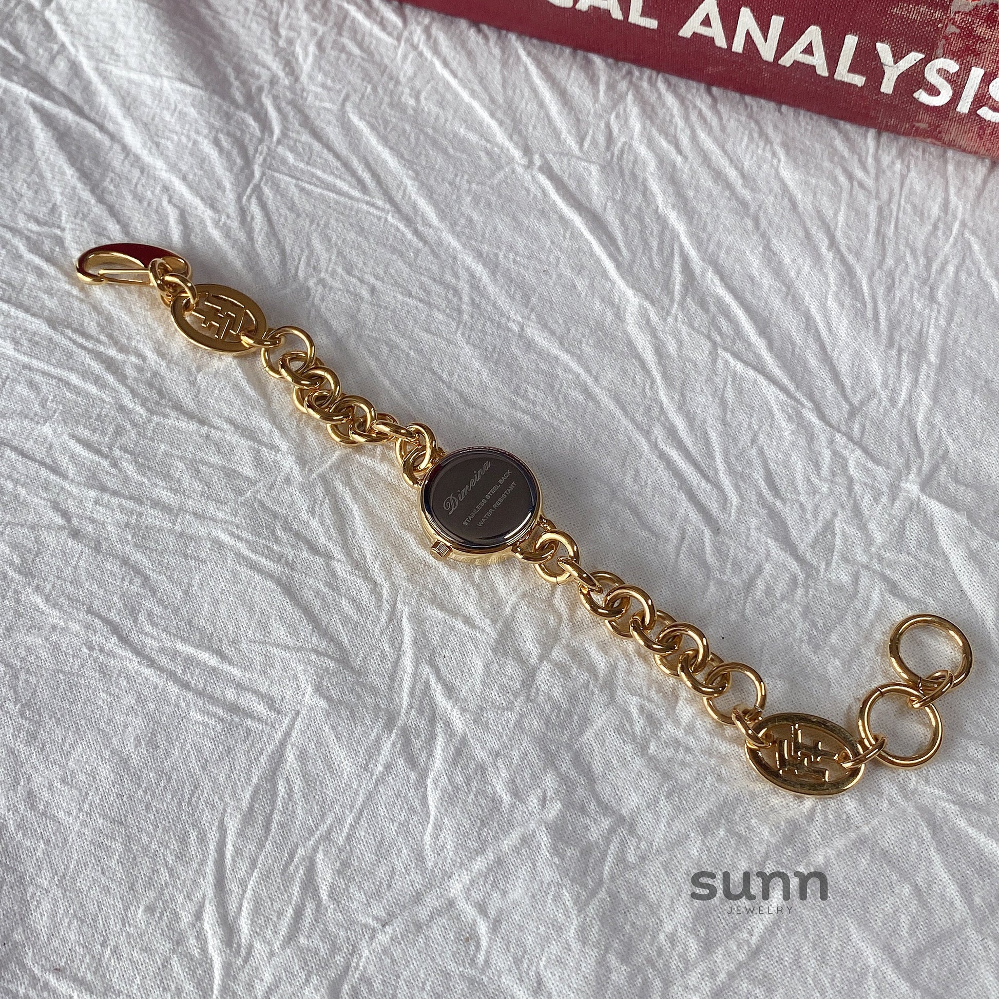 Jayda Dainty Shell Dial Watch