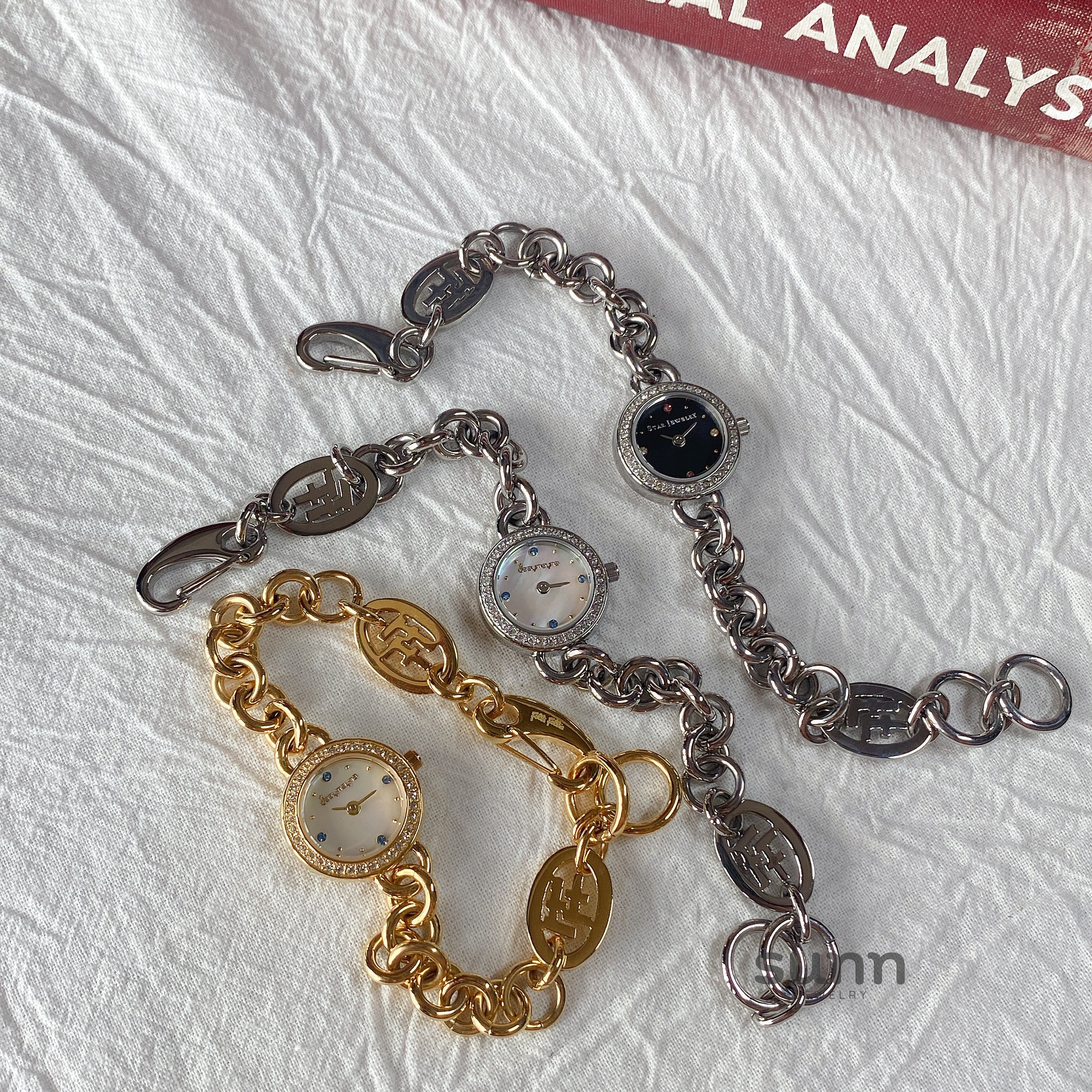 Jayda Dainty Shell Dial Watch