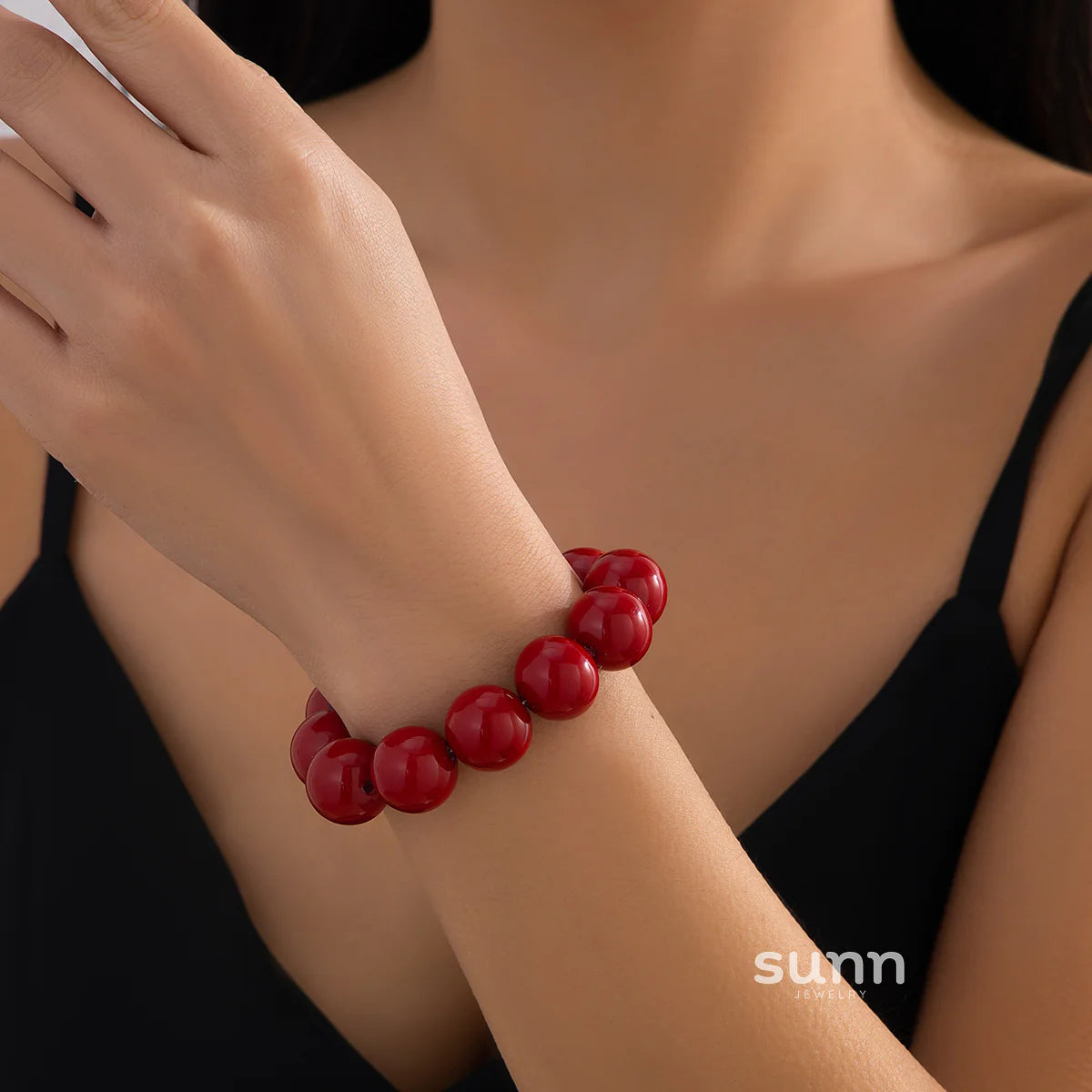 Jaydah Acrylic Bead Necklace