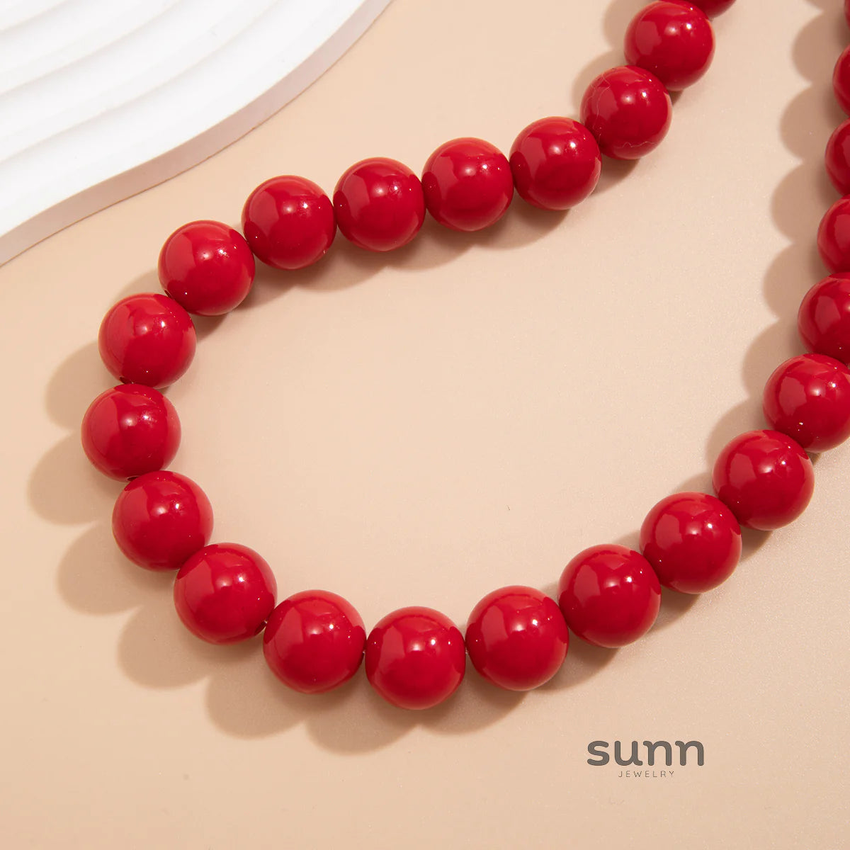 Jaydah Acrylic Bead Necklace