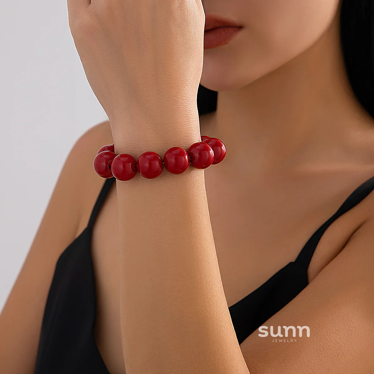 Jaydah Acrylic Bead Necklace