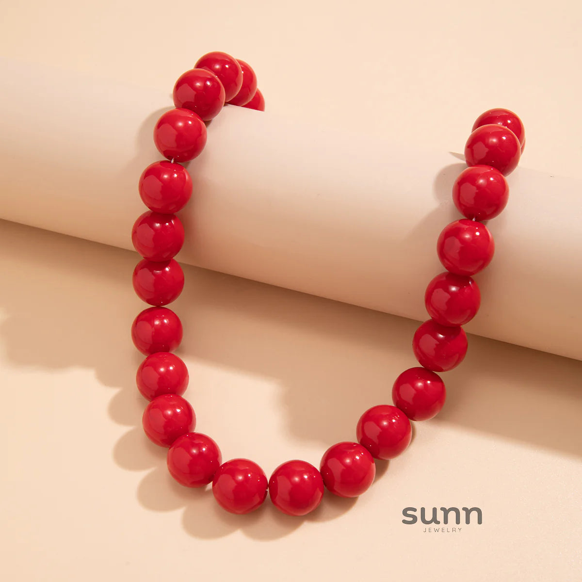 Jaydah Acrylic Bead Necklace