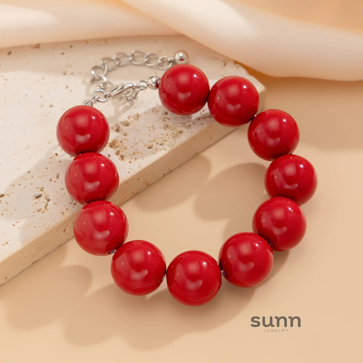 Jaydah Acrylic Bead Necklace