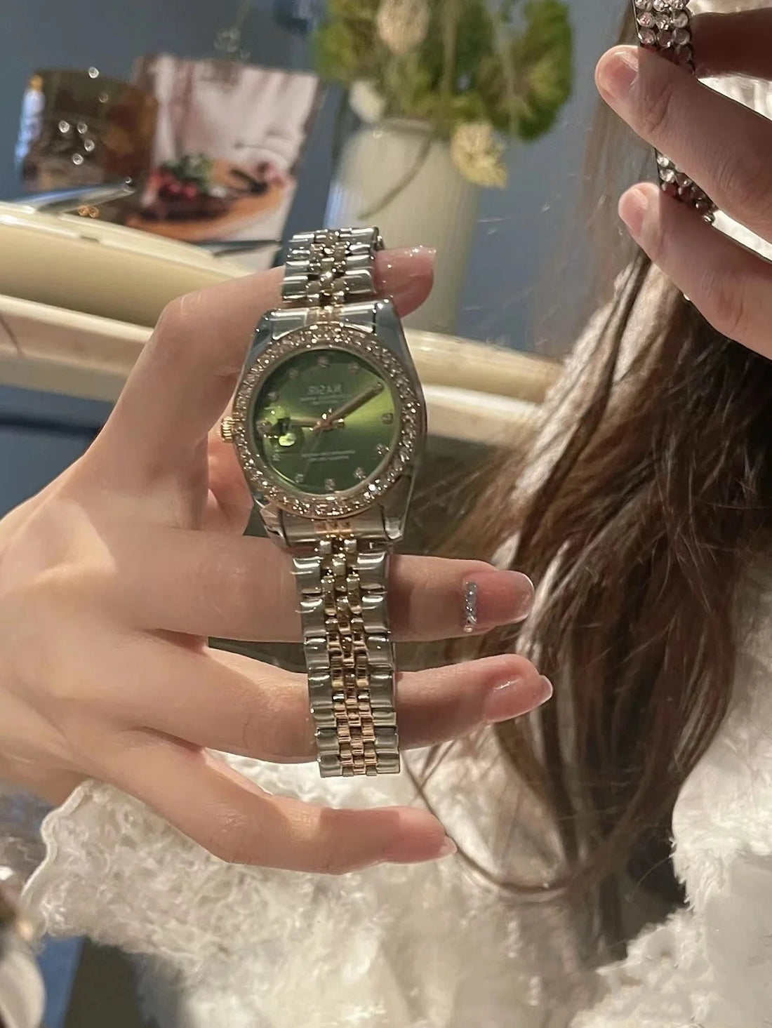 Jaydah Crystal Quartz Watch