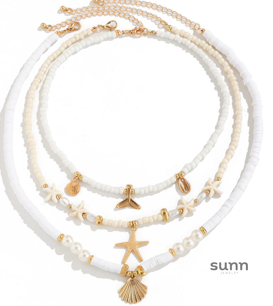 Jayde Oceanic Charm Necklace [27ZQBOPJ]