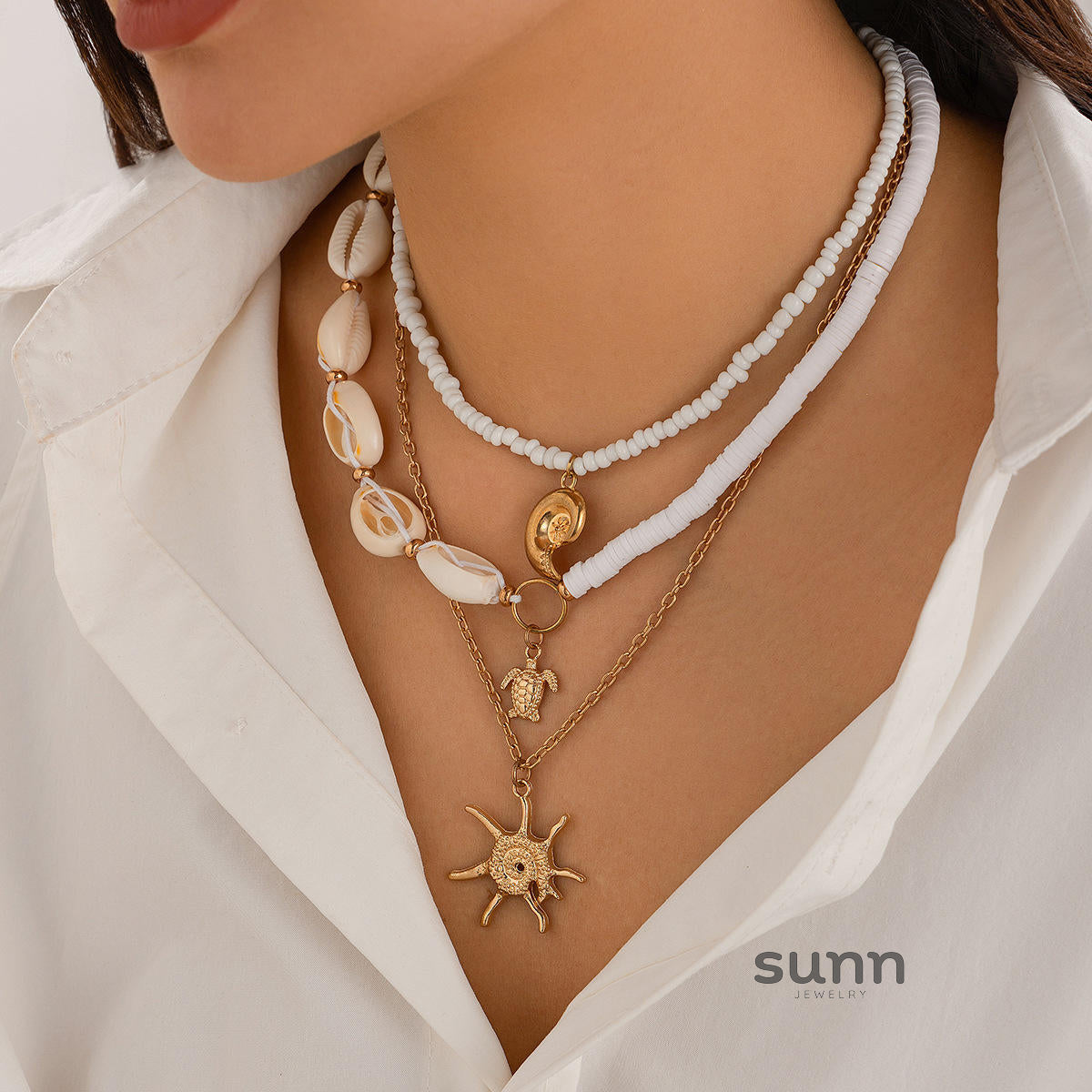 Jayde Oceanic Charm Necklace [TGQ7TEF0]