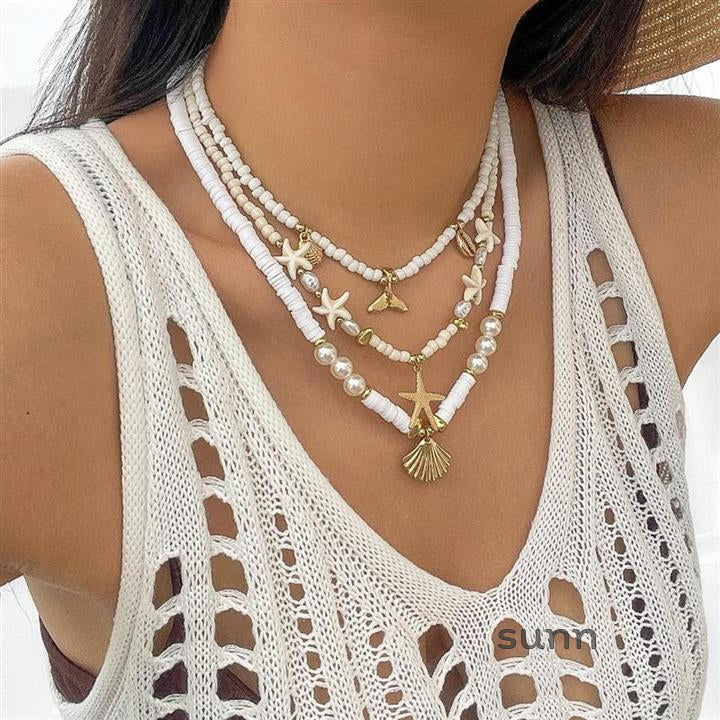 Jayde Oceanic Charm Necklace [SRBCI9QG]