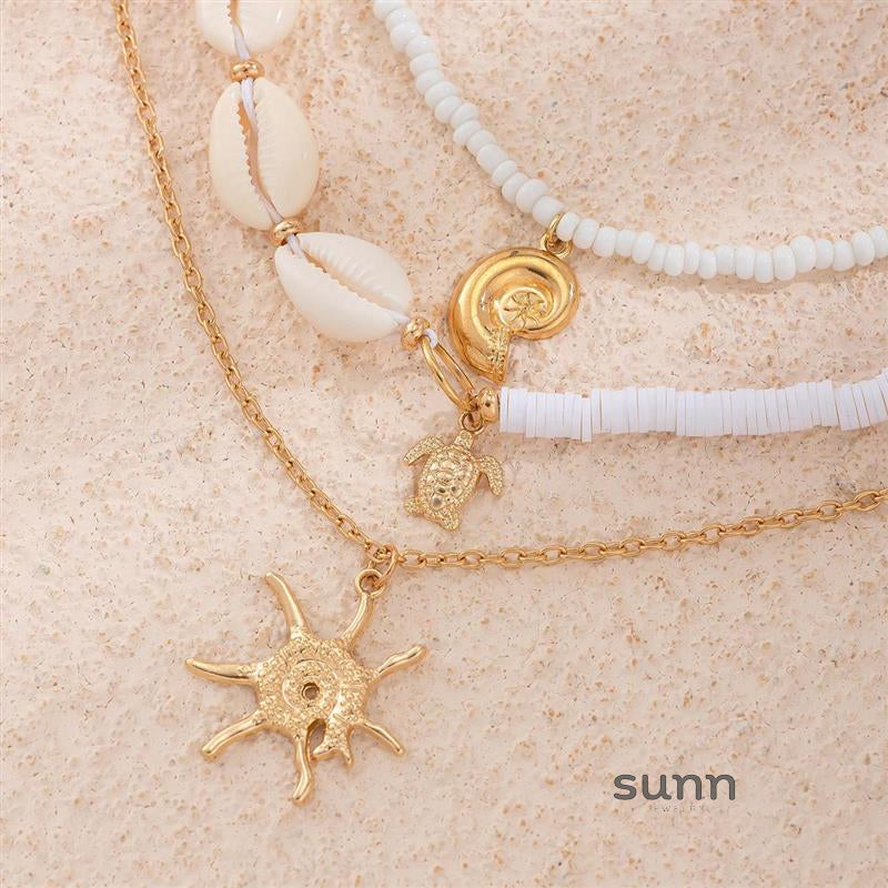 Jayde Oceanic Charm Necklace [HGD6VSJP]