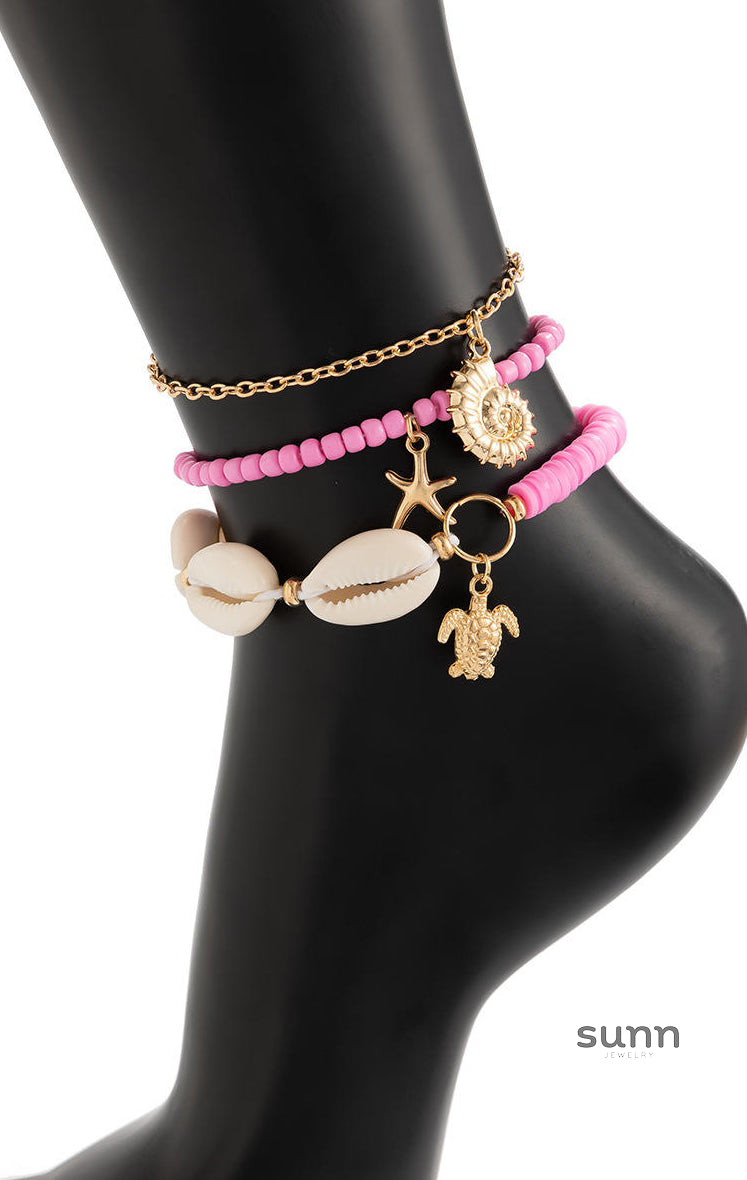 Jayde Oceanic Charm Necklace [N24B3XYK]