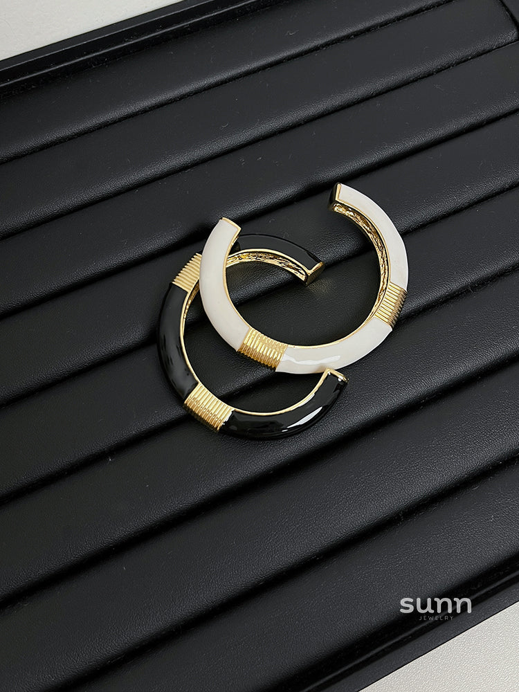 Jayla Enamel Cuff Bracelet