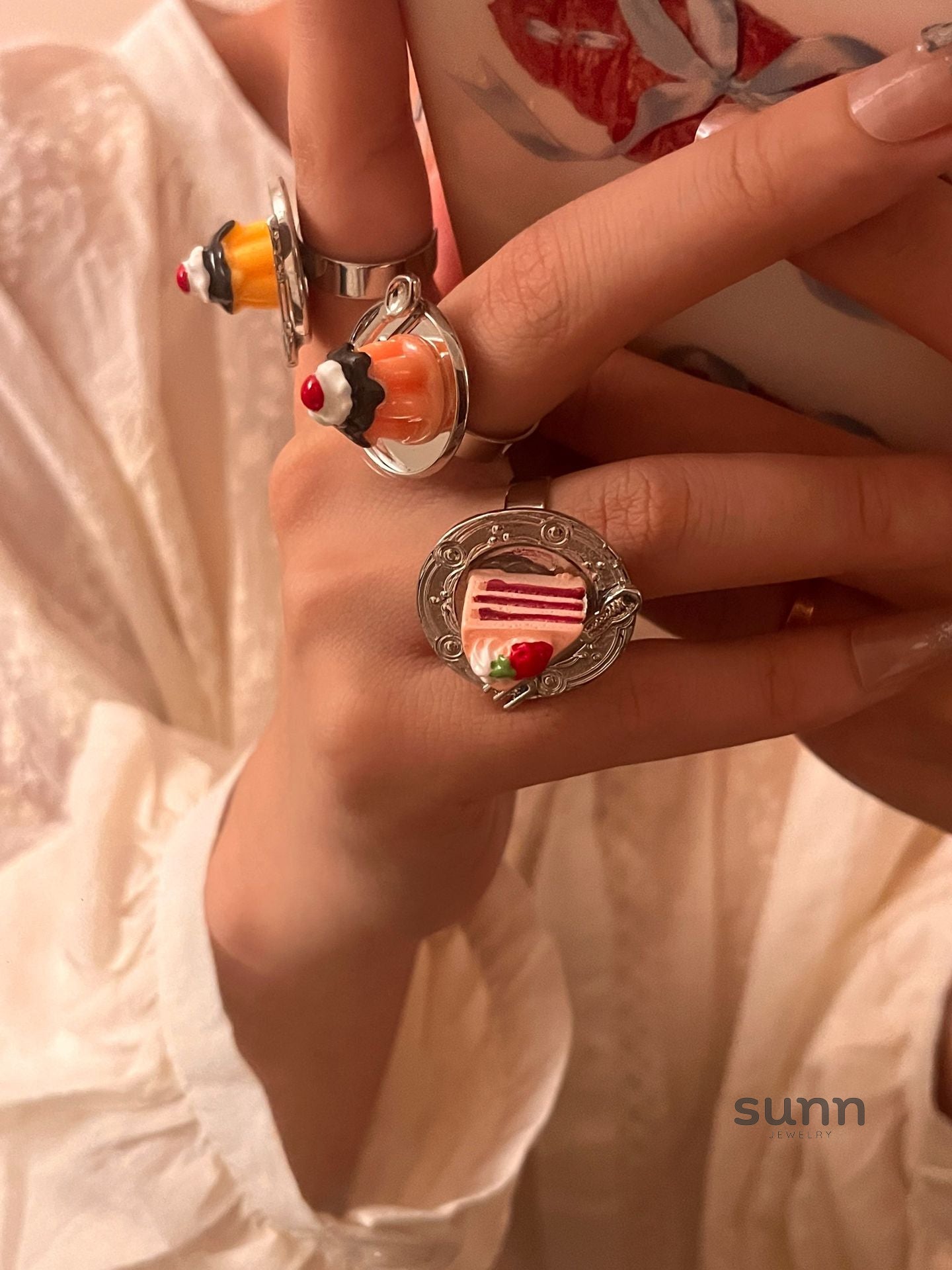 Jaylanie Whimsical Dessert Ring [77F9OVIV]