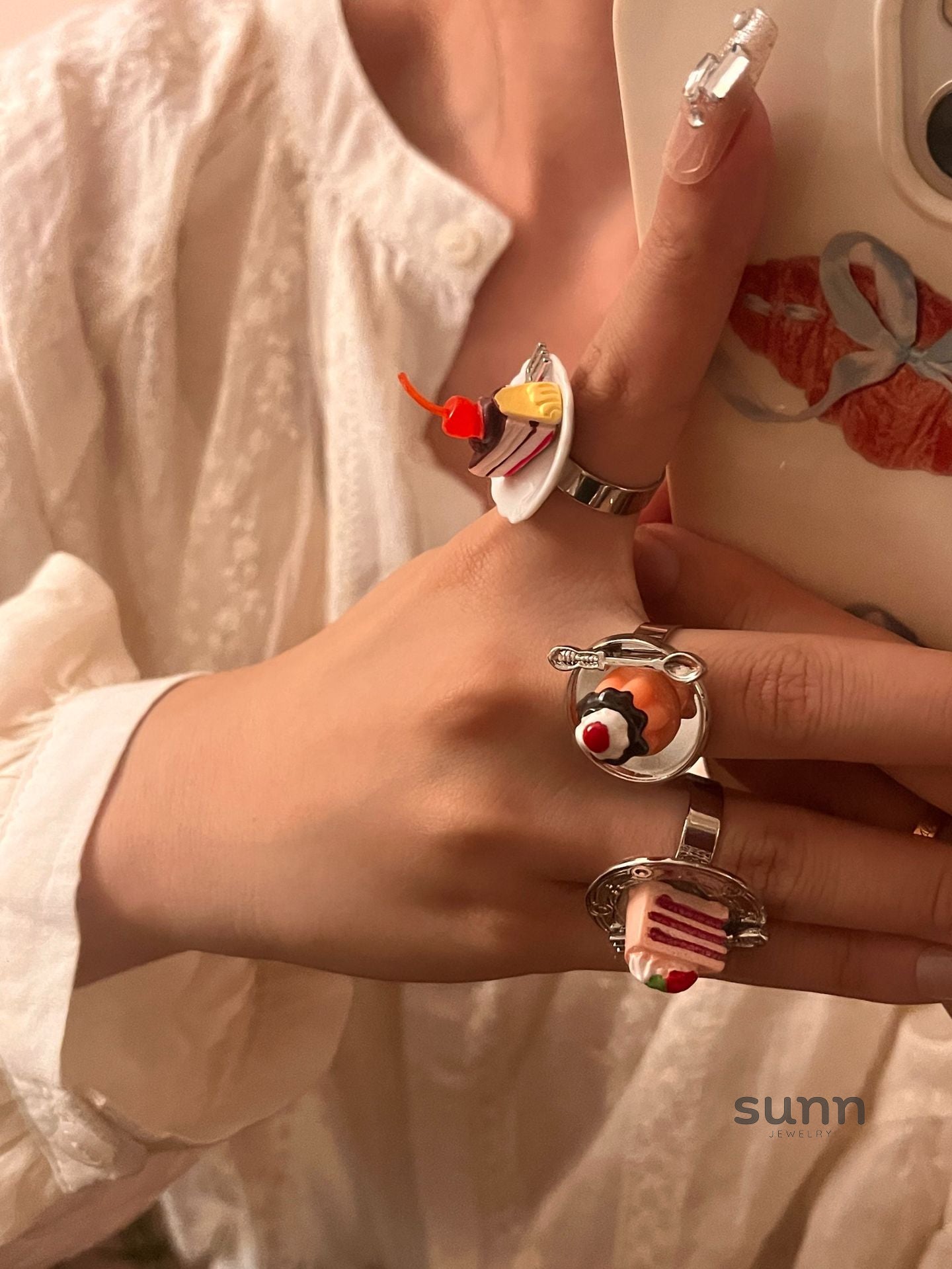 Jaylanie Whimsical Dessert Ring [V20ZCUS2]