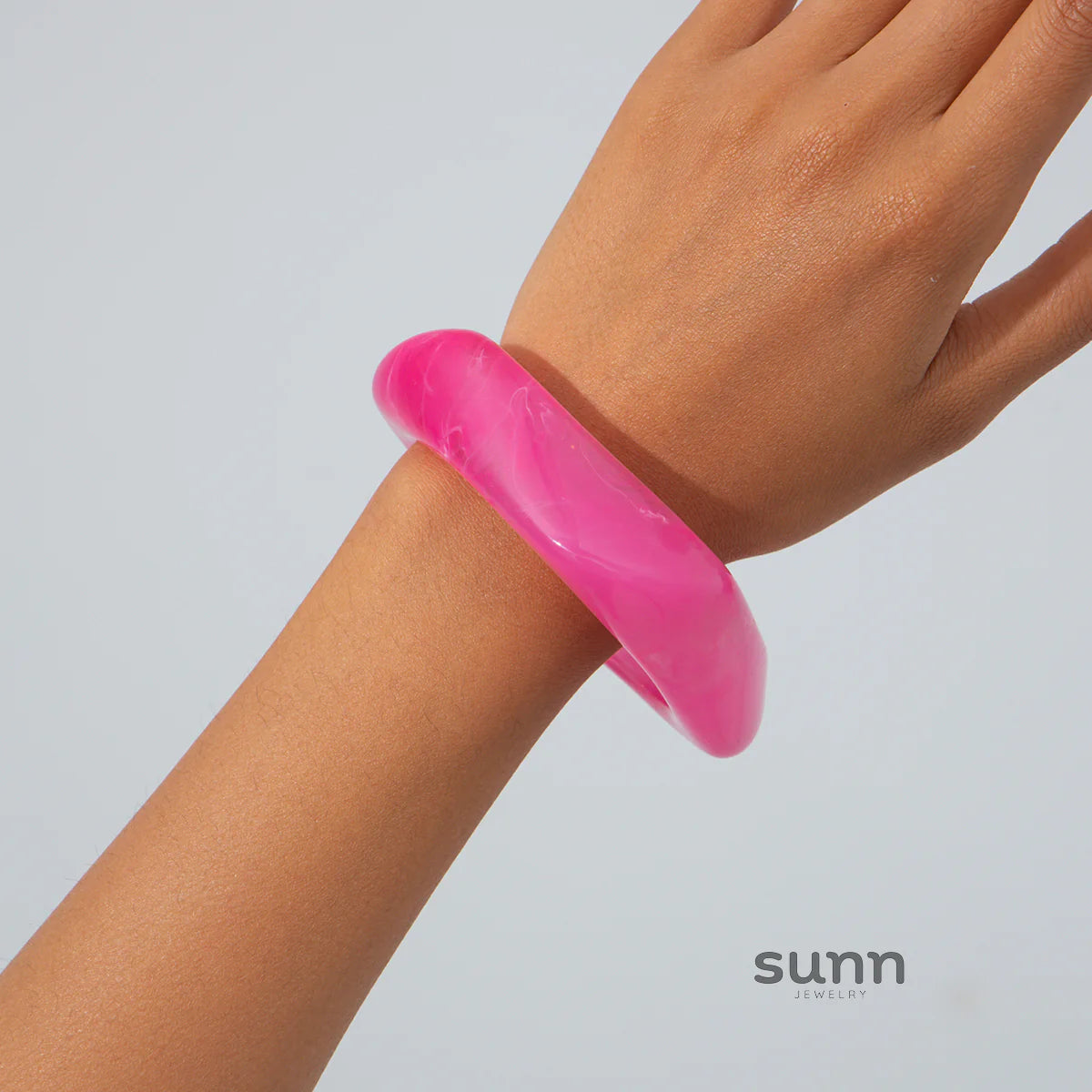 Jayleen Irregular Resin Bangle