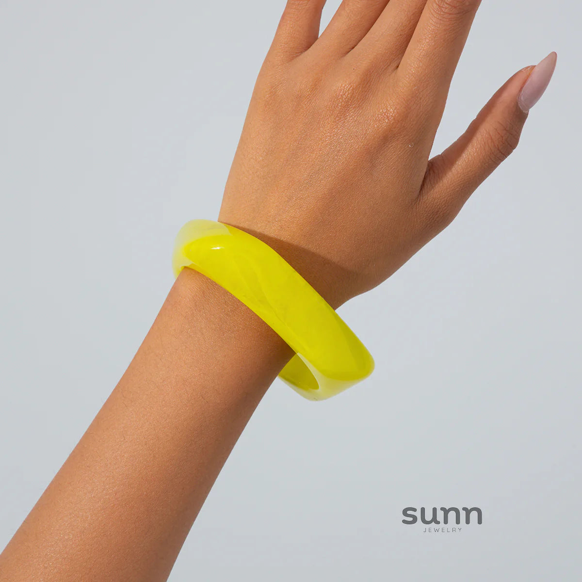 Jayleen Irregular Resin Bangle