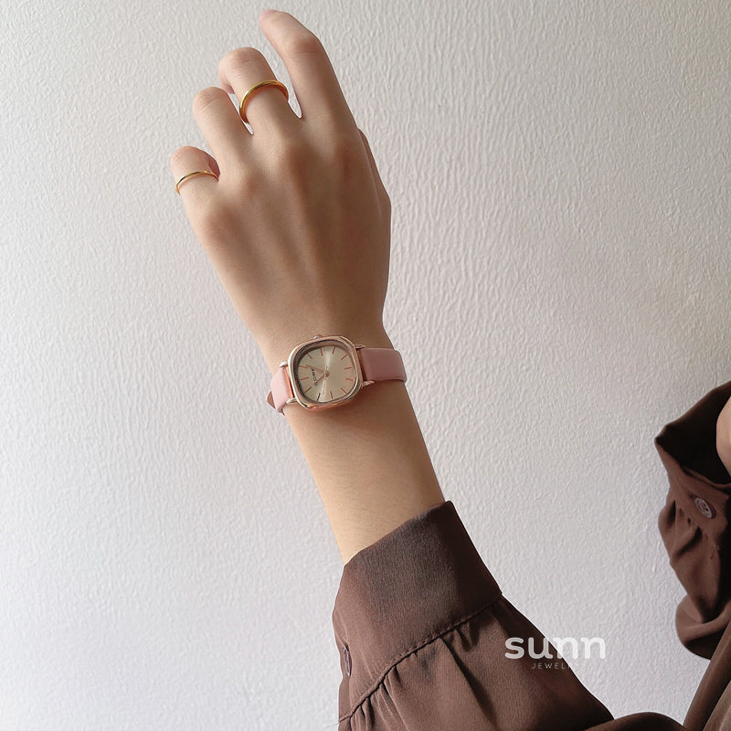 Jayleigh Forest Square Watch [N3BMCEPL]