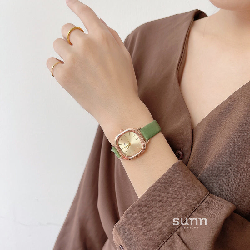 Jayleigh Forest Square Watch [LBMR74J2]