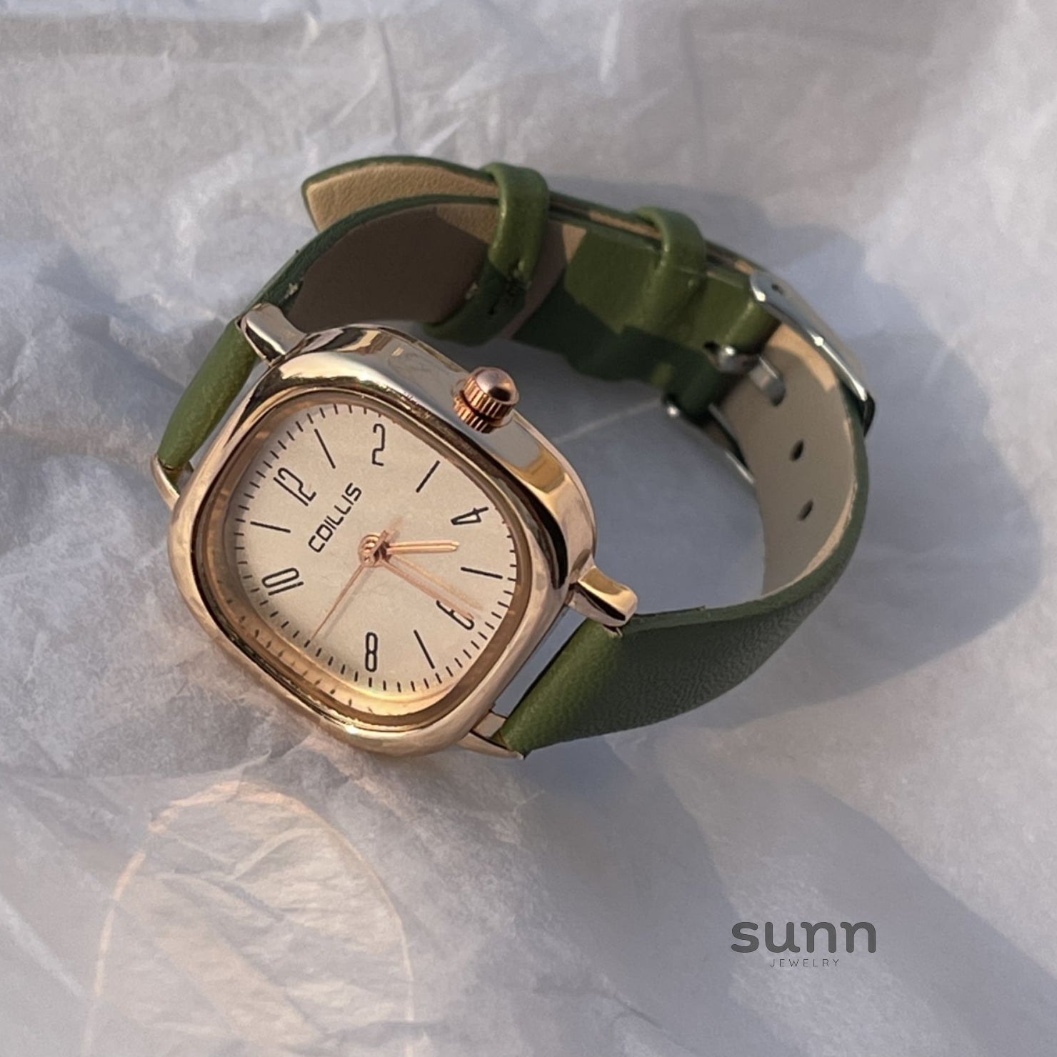 Jaylie Luxe Square Dial Watch [14KS04ZW]